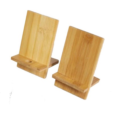 Bamboo Mobile Phone Holder Stand