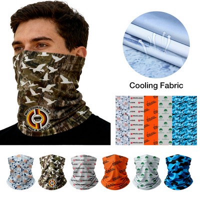 Full Color Sublimated Cooling Gaiter/Gator/Bandana Mask