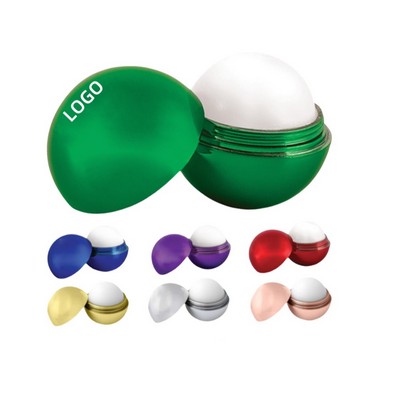Metallic Vanilla Lip Balm Ball