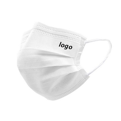 3-Ply Disposable Face Masks With Imprint